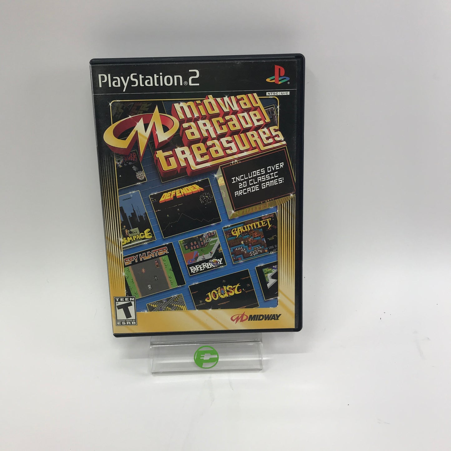 Midway Arcade Treasures (Sony PlayStation 2 PS2, 2003) CIB w Registration Card