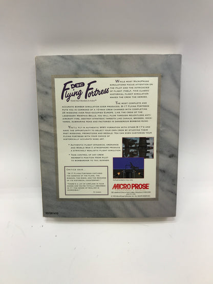 B-17 Flying Fortress World War II Bombers In Action (PC, 1993) CIB