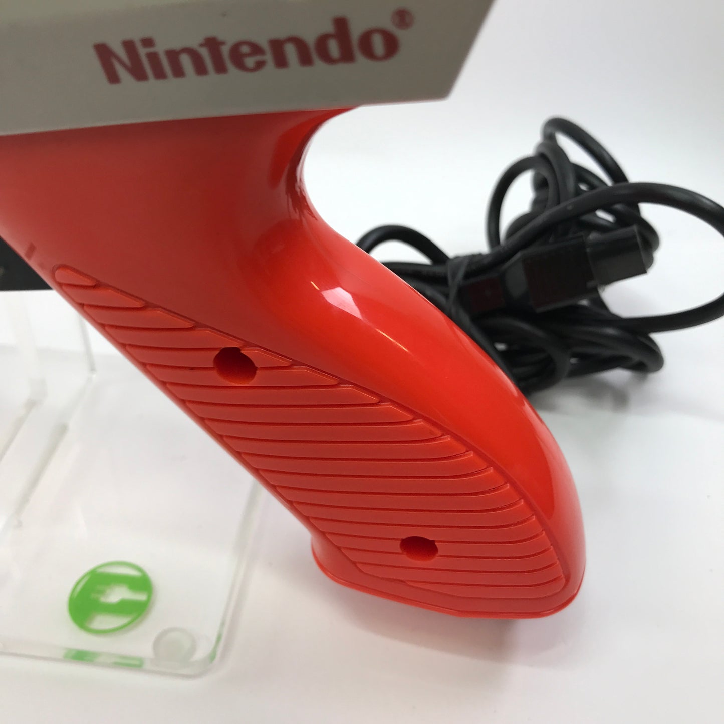 Nintendo NES Zapper Controller NES-005 Orange w Manual and Mario/Duck Hunt