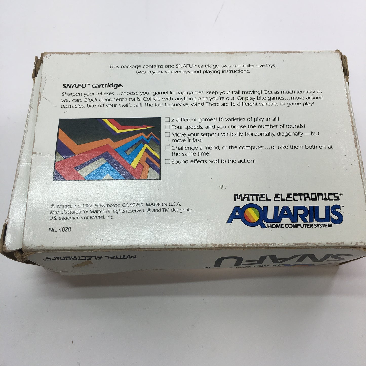 Utopia and SNAFU (Aquarius Home Computer System, 1982) w Original Boxes
