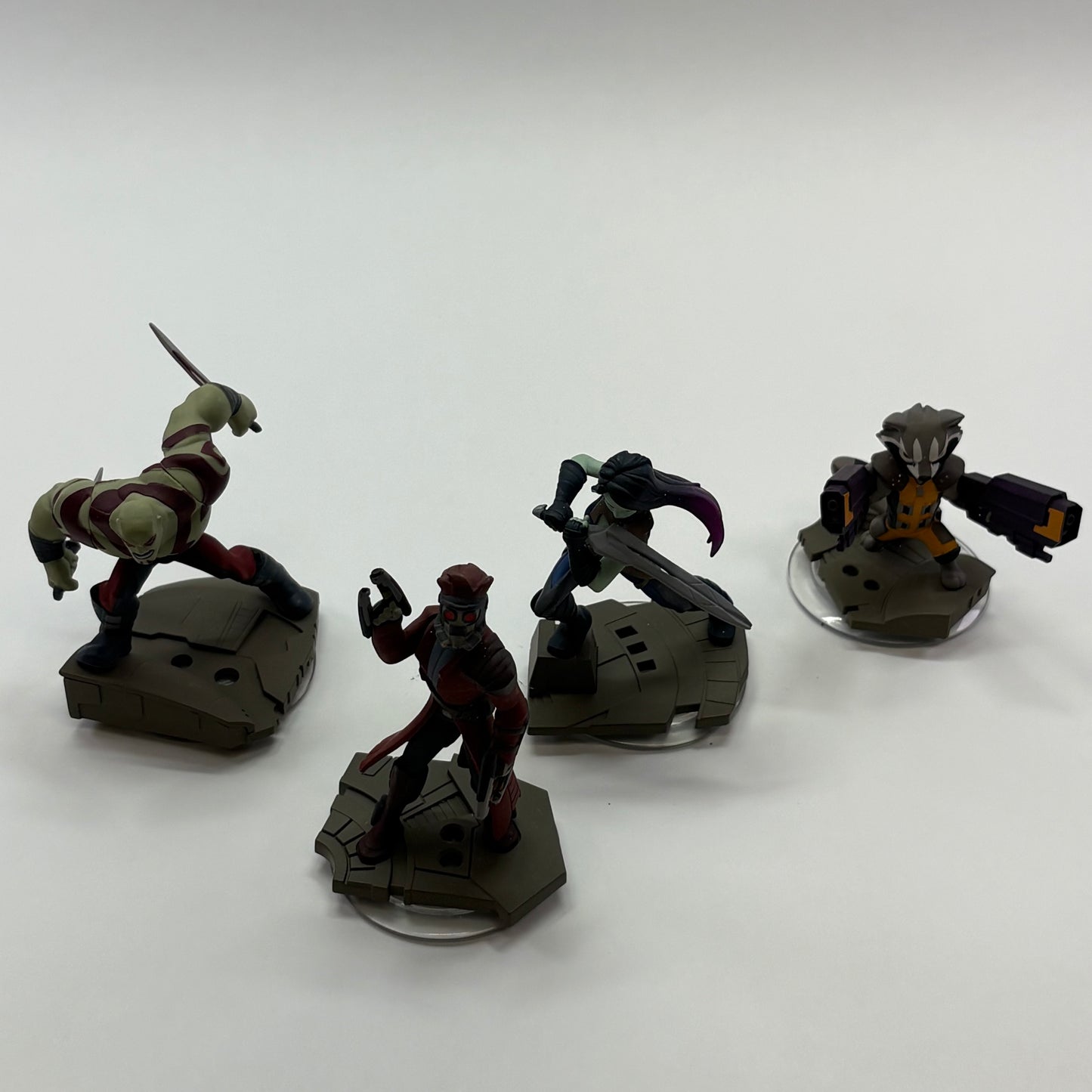 Lot of 4 Disney Infinity 2.0 Guardians of the Galaxy Game Toy Figures INF