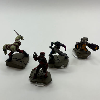 Lot of 4 Disney Infinity 2.0 Guardians of the Galaxy Game Toy Figures INF