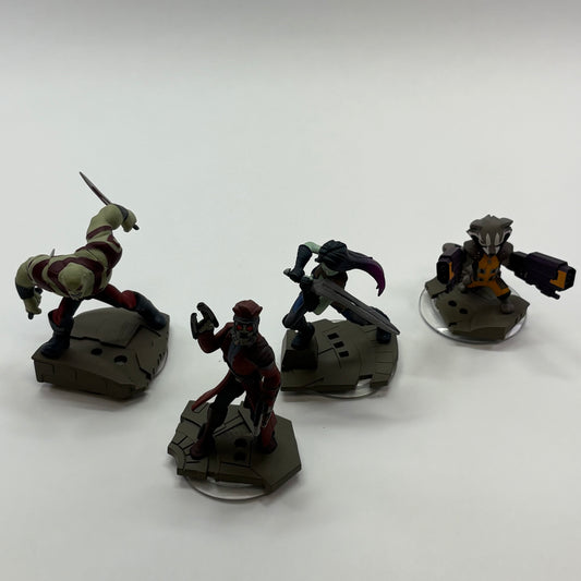 Lot of 4 Disney Infinity 2.0 Guardians of the Galaxy Game Toy Figures INF
