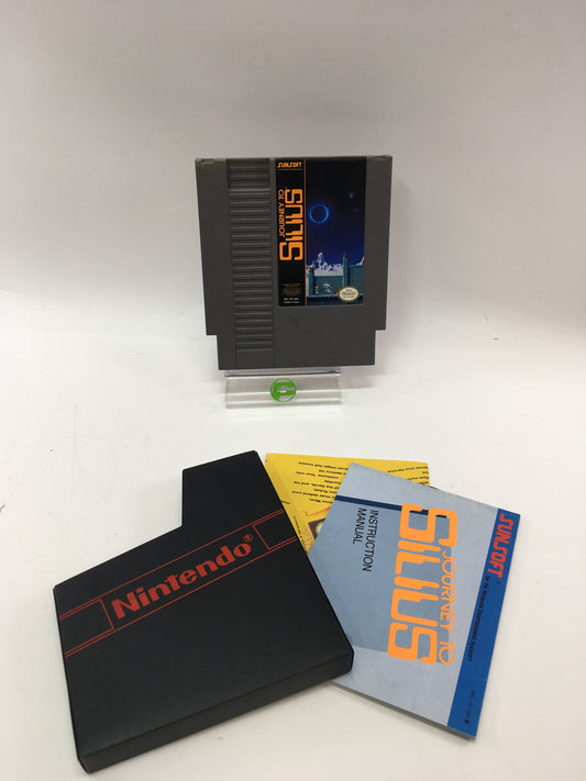 Journey to Silius (Nintendo NES, 1990) Tested and Working w Manual 