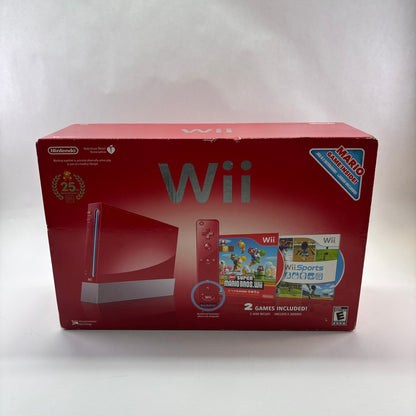 Nintendo Wii Mario 25th Anniversary Edition