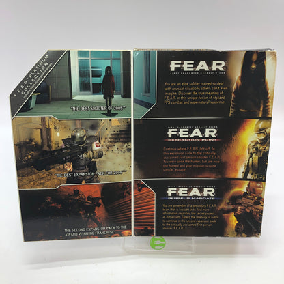 FEAR First Encounter Assault Recon (PC, 2005) Complete in Original Box, CIB