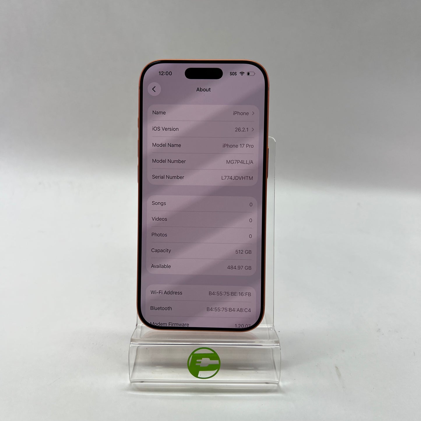 Factory Unlocked Apple iPhone 17 Pro 512GB Cosmic Orange MG7P4LL/A