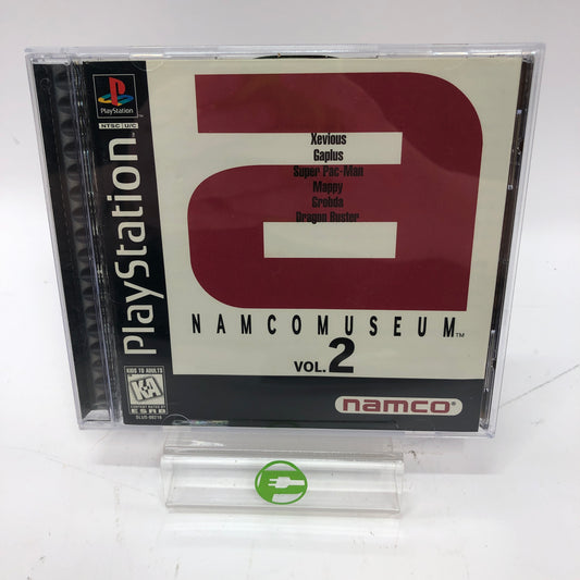 Namco Museum Volume 2 (Sony PlayStation 1 PS1, 1996) CIB w/ Registration Card