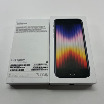 Factory Unlocked Apple iPhone SE 3rd Gen 64GB Midnight MNA93LL/A