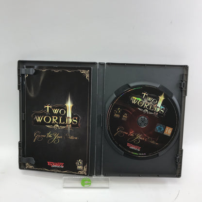 Two Worlds [Collector's Edition] (PC, 1999) w/ Double Sided Map and Pin