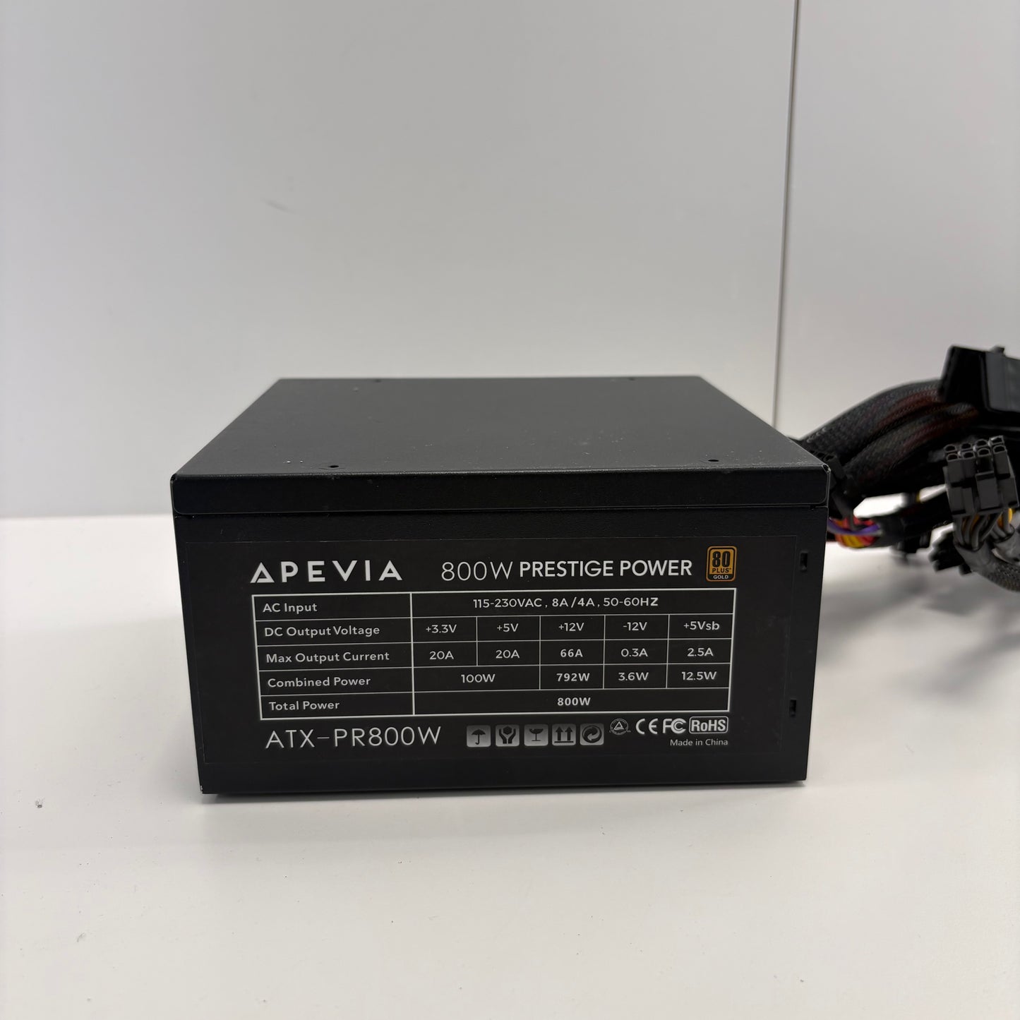 Apevia ATX-PR800W 80 Plus Gold 800W Non Modular Power Supply