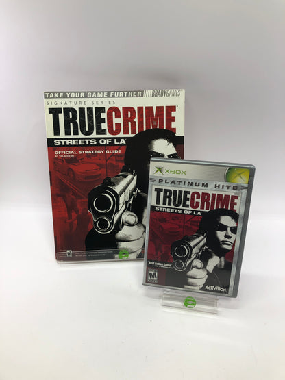 True Crime Streets of LA and BradyGames Strategy Guide Microsoft Original Xbox 