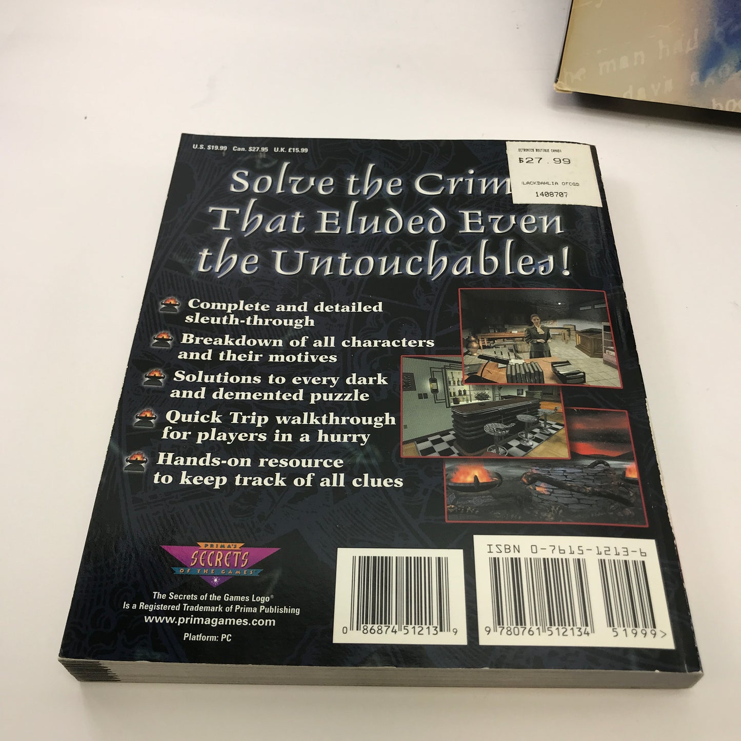 Black Dahlia (PC, 1998) Complete in Original Big Box w Strategy Guide CIB