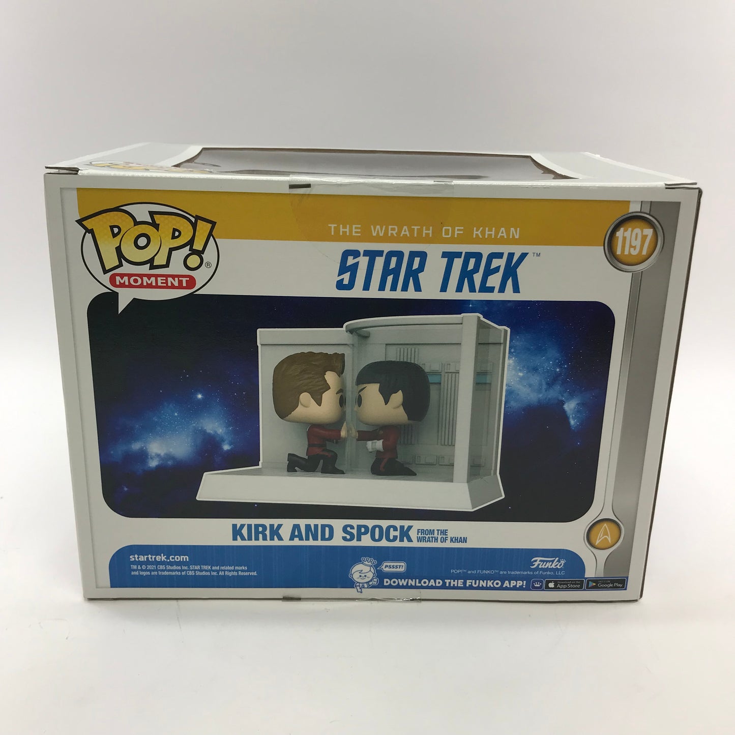 New Funko Pop Moment Star Trek (The Wrath Of Khan) Kirk And Spock #1197 Sealed