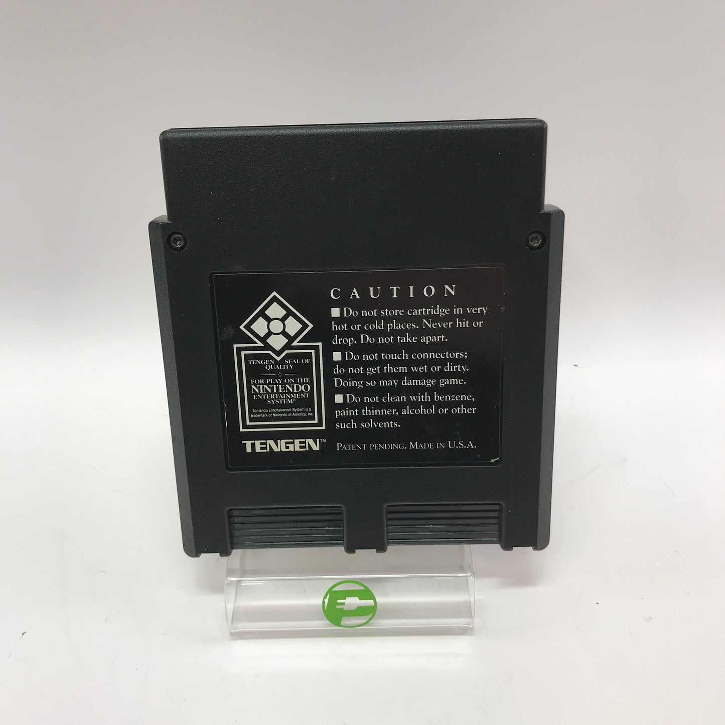 Pac-Man [Tengen] (Nintendo NES, 1986) w Tengen Dust Cover and Manual