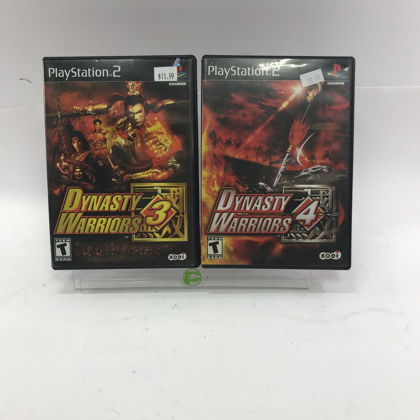 Dynasty Warriors 3 and 4 Bundle Sony PlayStation 2 PS2 Games