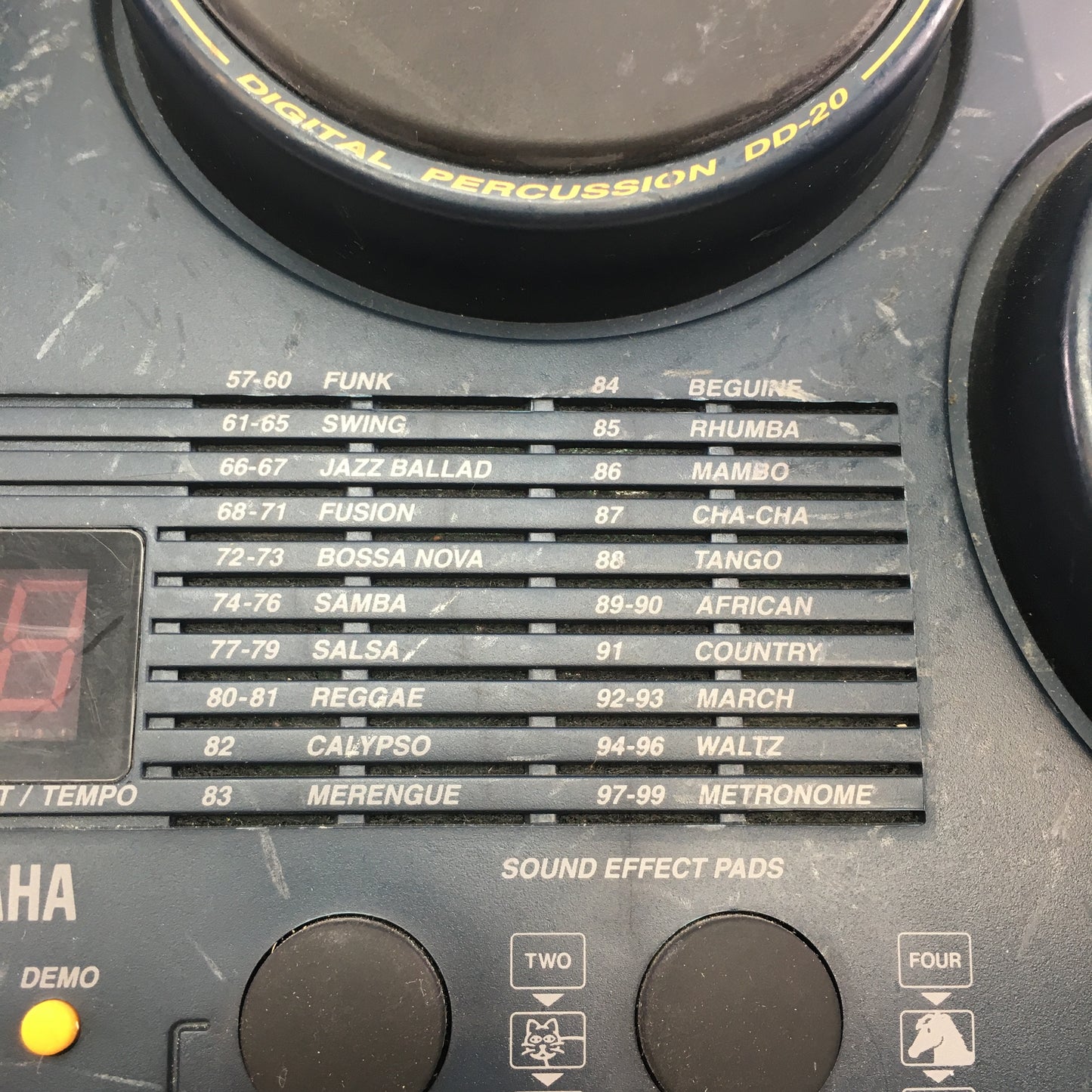 Yamaha dd-20 Digital Percussion Pad Tested and Working