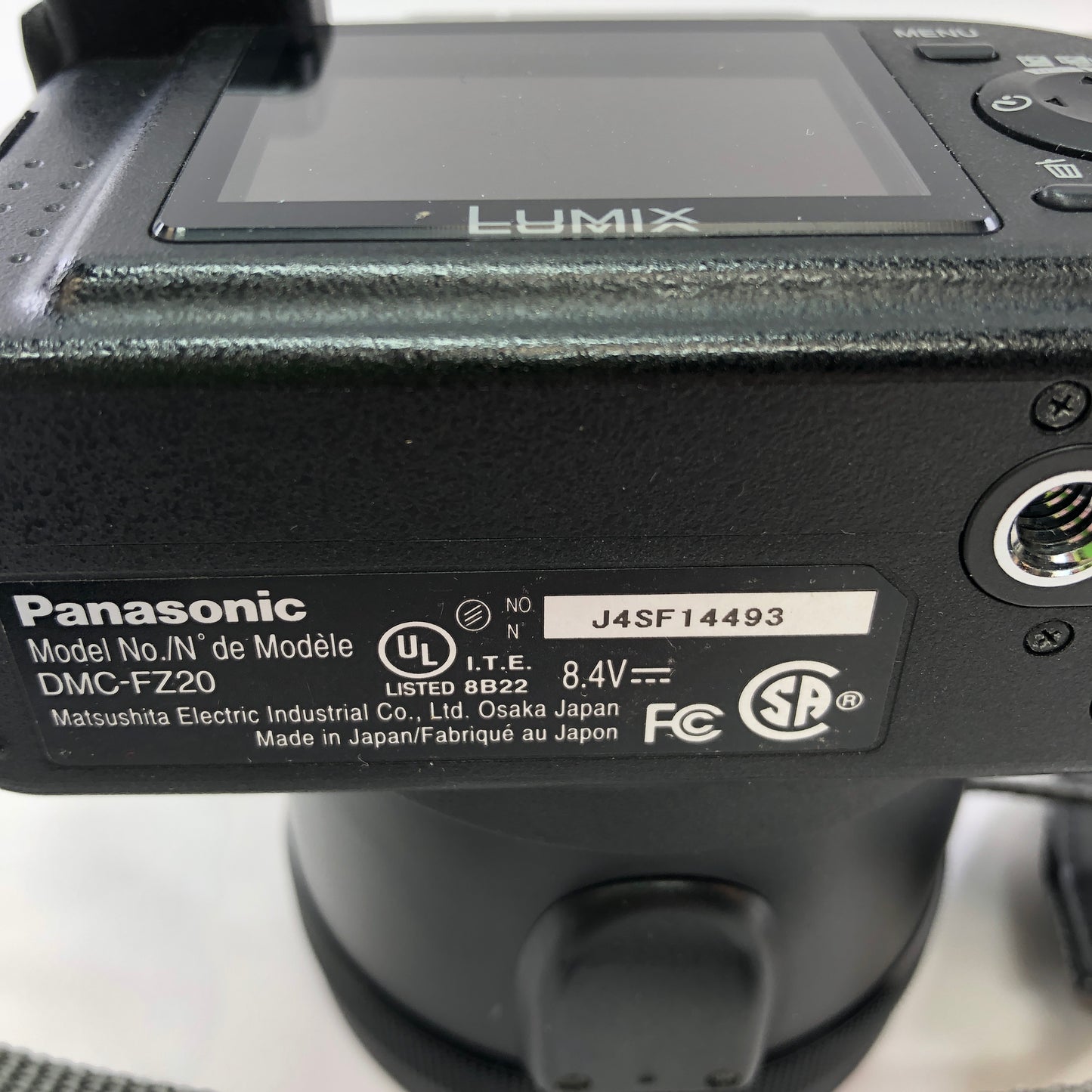 Panasonic Lumix DMC-FZ20 5.0 Digital Camera w OEM Charger and Operation Guide