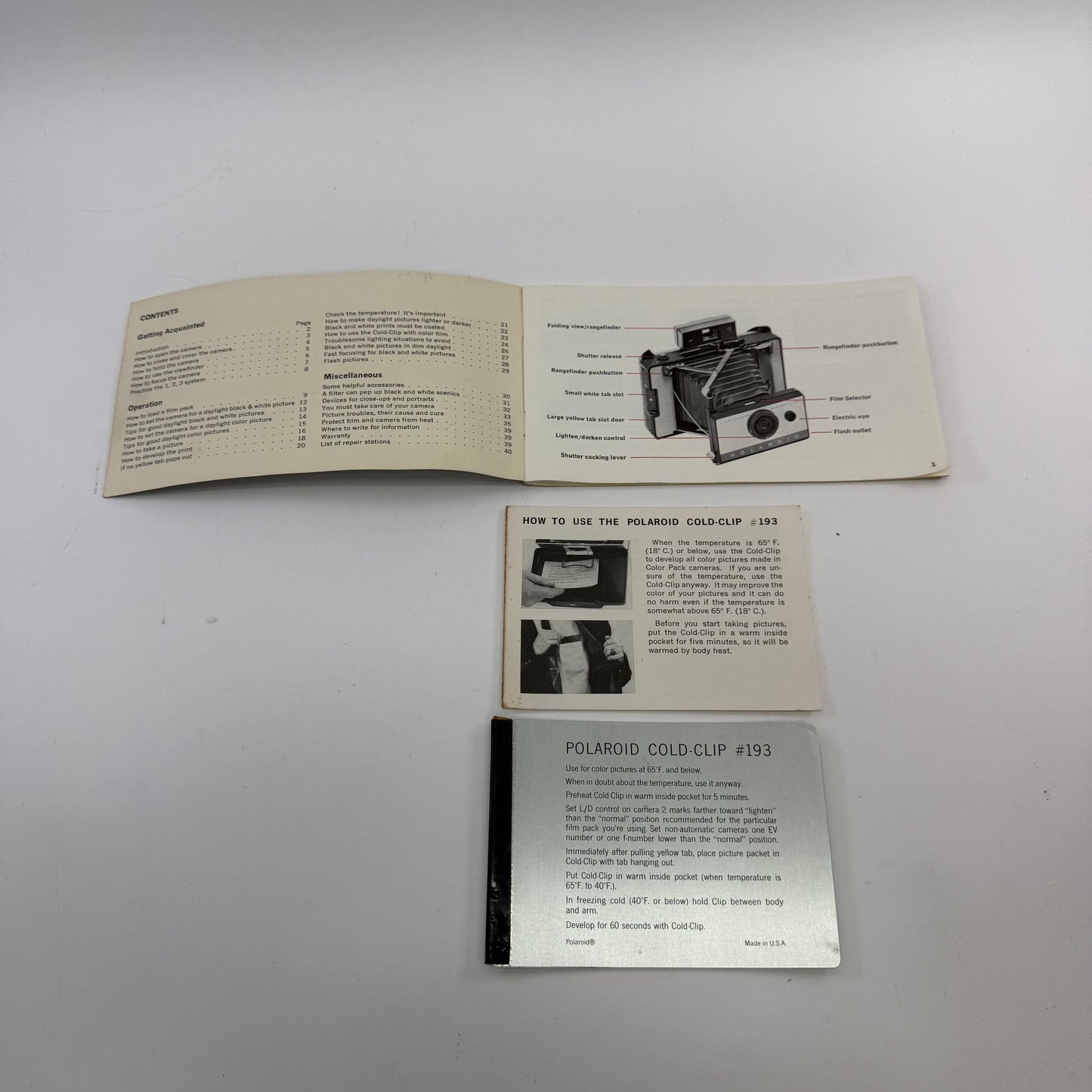 Polaroid Vintage Land Camera 103 Land camera No power