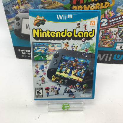 Nintendo Wii U Video Game Console Black CIB Tested and Working w Both Games