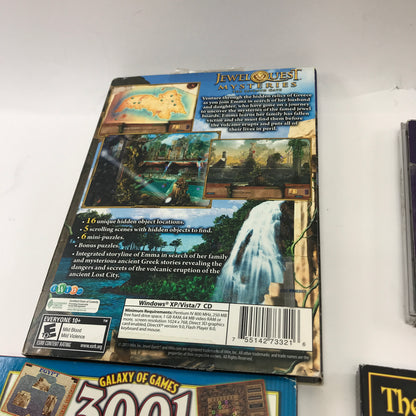 Lot of 9 Find-It, Multi-Game Packs for PC [Luxor, Mahjongg, Atari2600 and More]