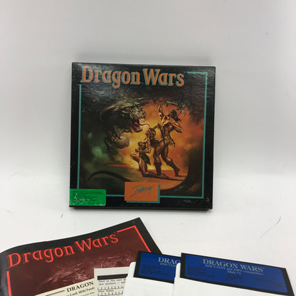 Dragon Wars (PC, 1989) w Manual and Floppy Discs CIB