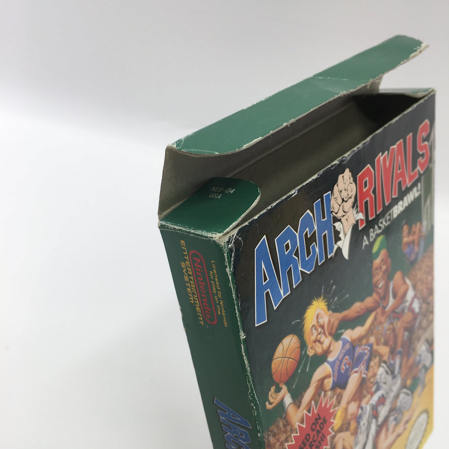 Arch Rivals (Nintendo NES, 1990) Tested CIB Original Box and Rare Poster
