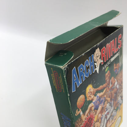 Arch Rivals (Nintendo NES, 1990) Tested CIB Original Box and Rare Poster