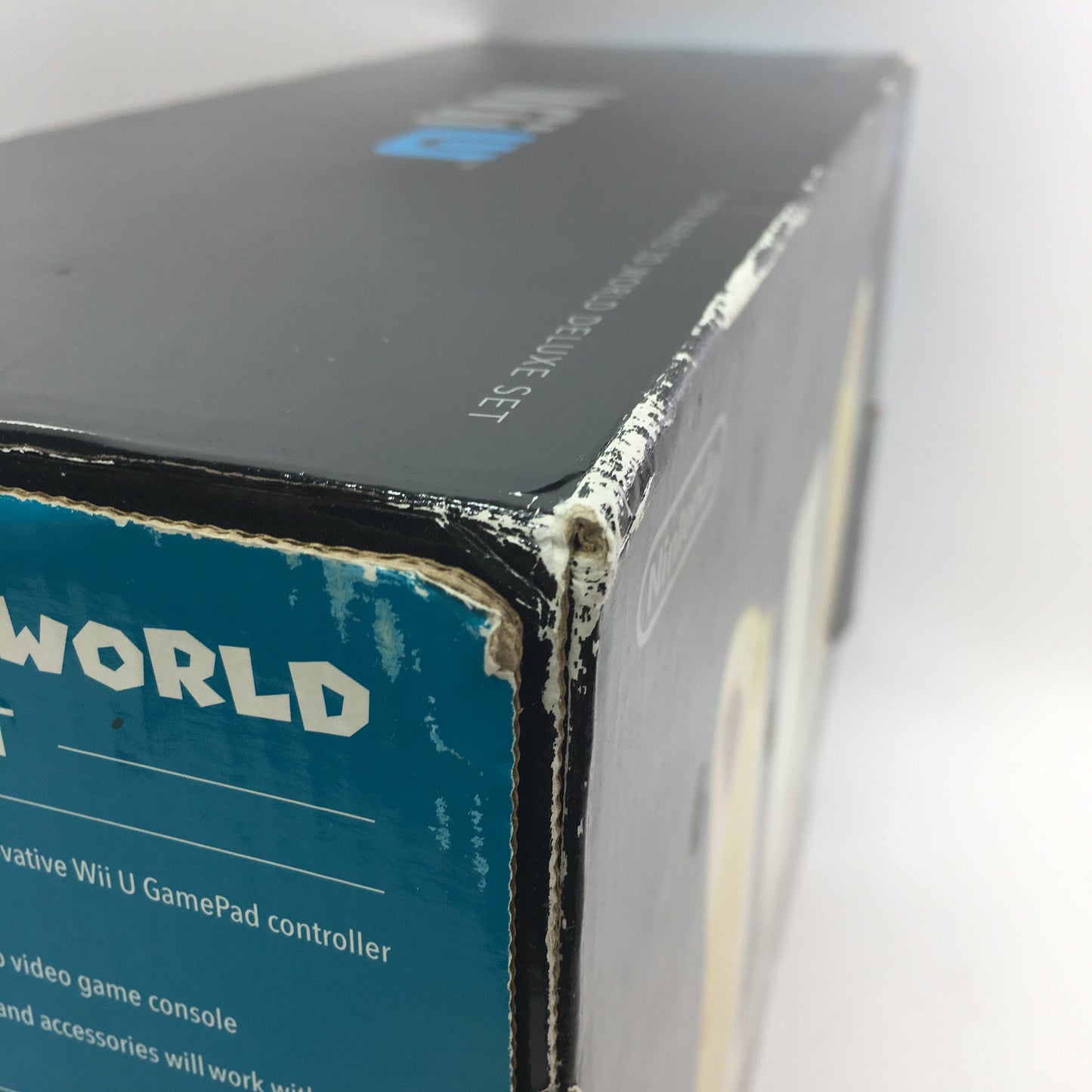 Nintendo Wii U Video Game Console Black CIB Tested and Working w Both Games