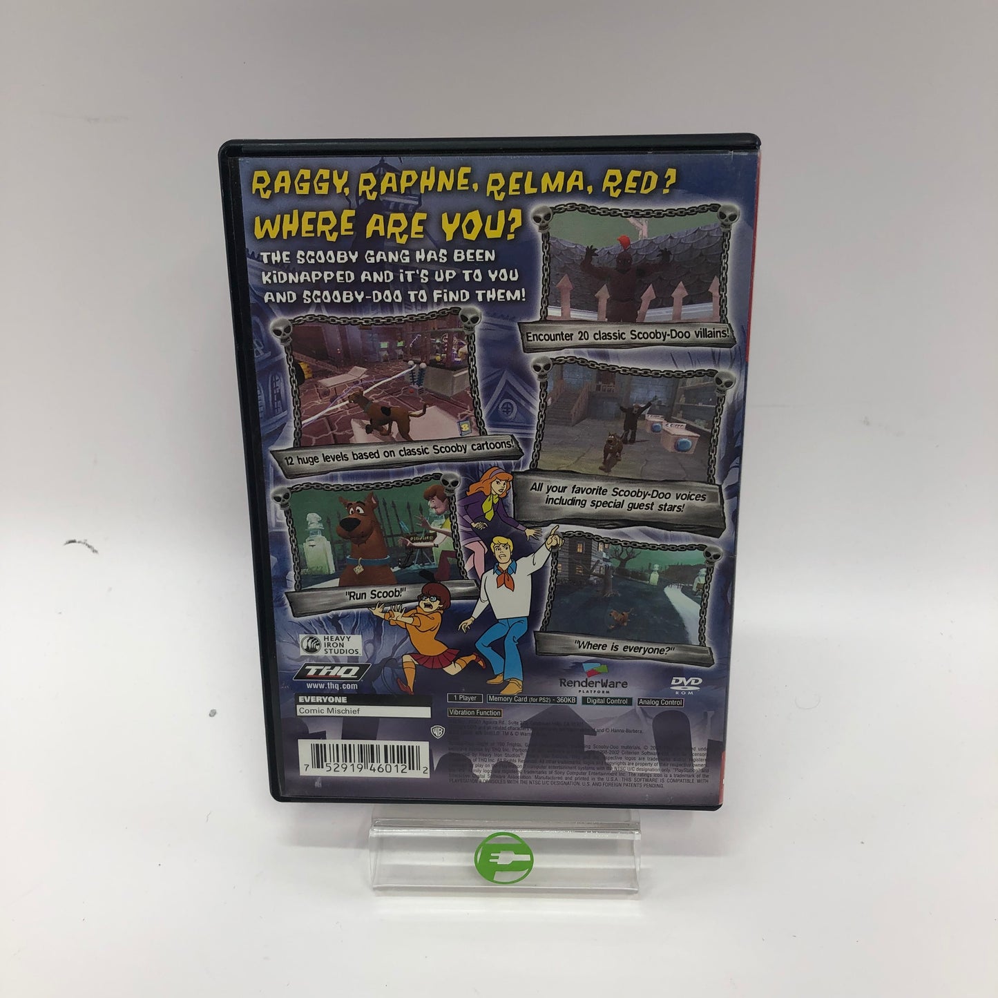 Scooby Doo Night of 100 Frights[Greatest Hits] (Sony PlayStation 2 PS2, 2002)CIB