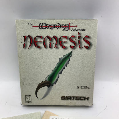 The Wizardry Adventure Nemesis (PC, 1996) Complete in Original Box w Manuals CIB