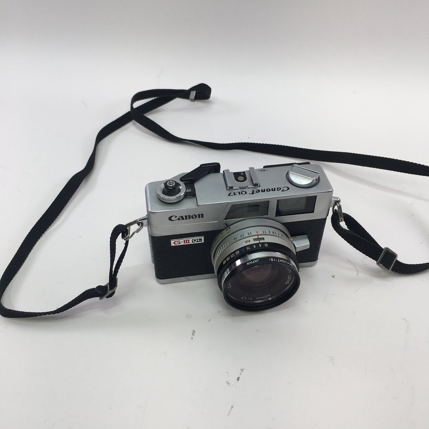 Canon Canonet QL17 35MM Film Camera GIII QL w Neck Strap