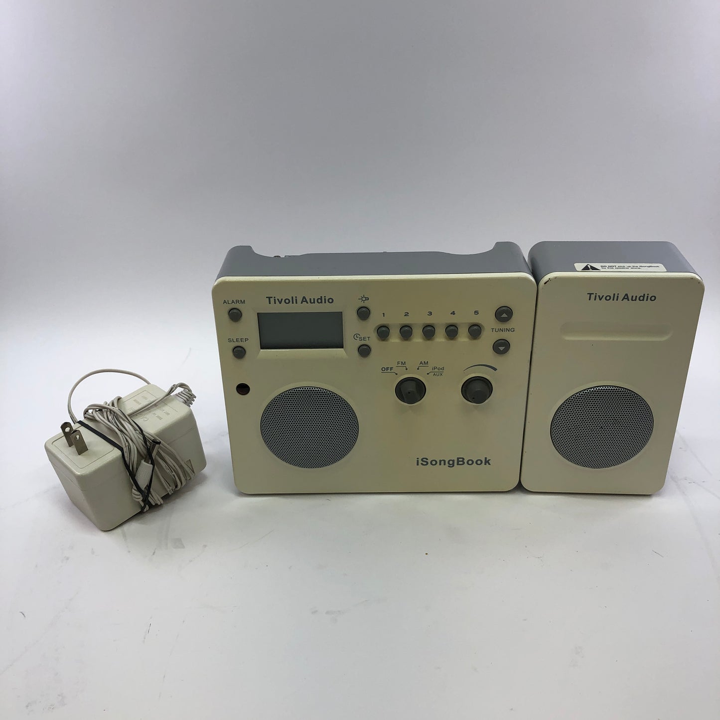 Tivoli Audio isongbook AM/FM Alarm Clock Radio w Extension Speaker