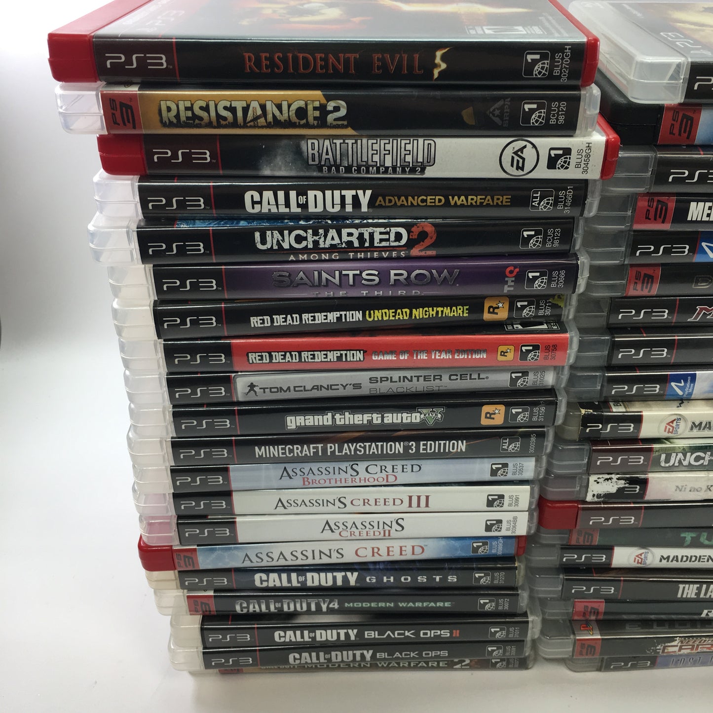 Lot of 57 Sony PlayStation 3 PS3 Games [Call of Duty, Grand Theft Auto and More]