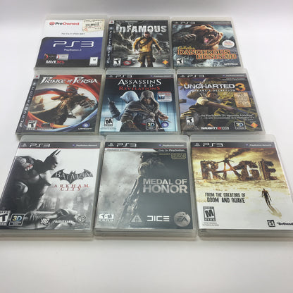 Lot of 57 Sony PlayStation 3 PS3 Games [Call of Duty, Grand Theft Auto and More]