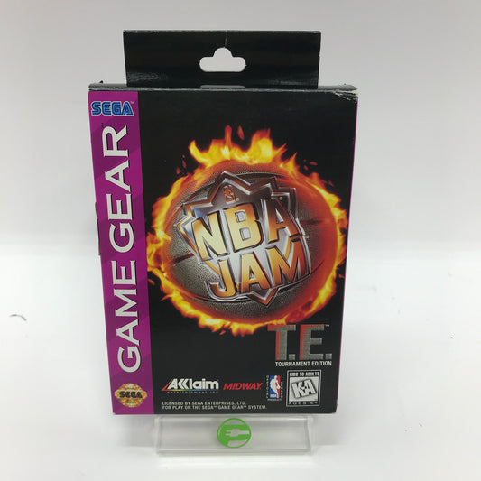NBA Jam Tournament Edition (Sega Game Gear, 1995) Complete in Box CIB
