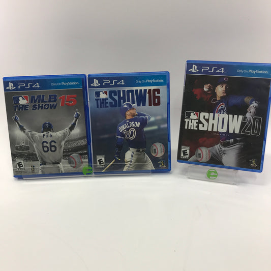 MLB The Show Collection [15, 16, 20] Sony PlayStation 4 PS4 Games