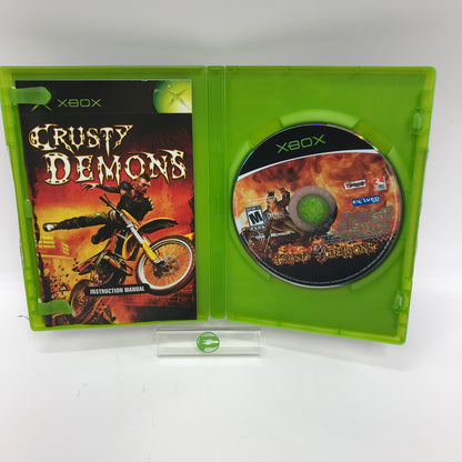 Crusty Demons (Microsoft Xbox, 2006) Complete in Original Box w Manual, CIB