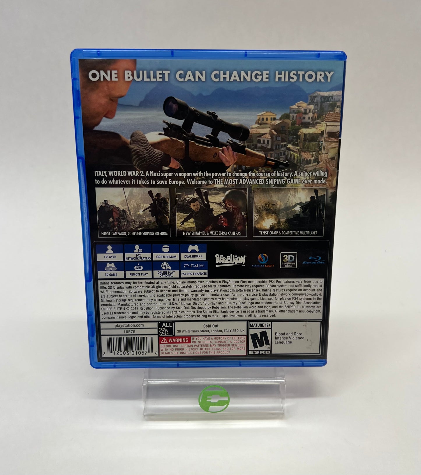 Sniper Elite 4 (Sony PlayStation 4 PS4, 2017)