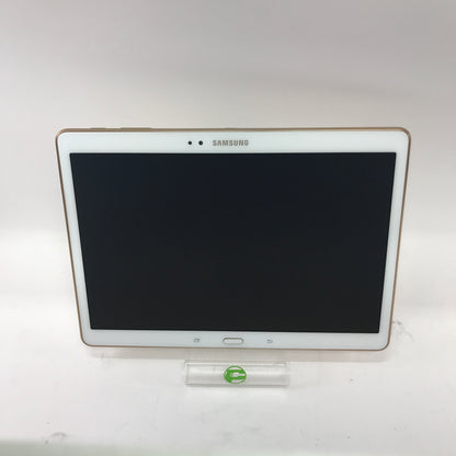 WiFi Only Samsung Galaxy Tab S 10.5" 16GB white SM-T800 Tested Working