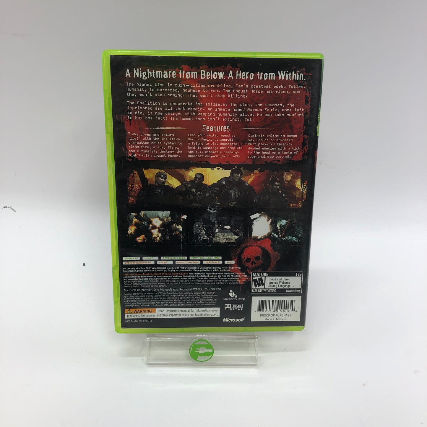 Gears of War Bundle [Gears of War and Gears of War 2] 2 Microsoft Xbox 360 Games