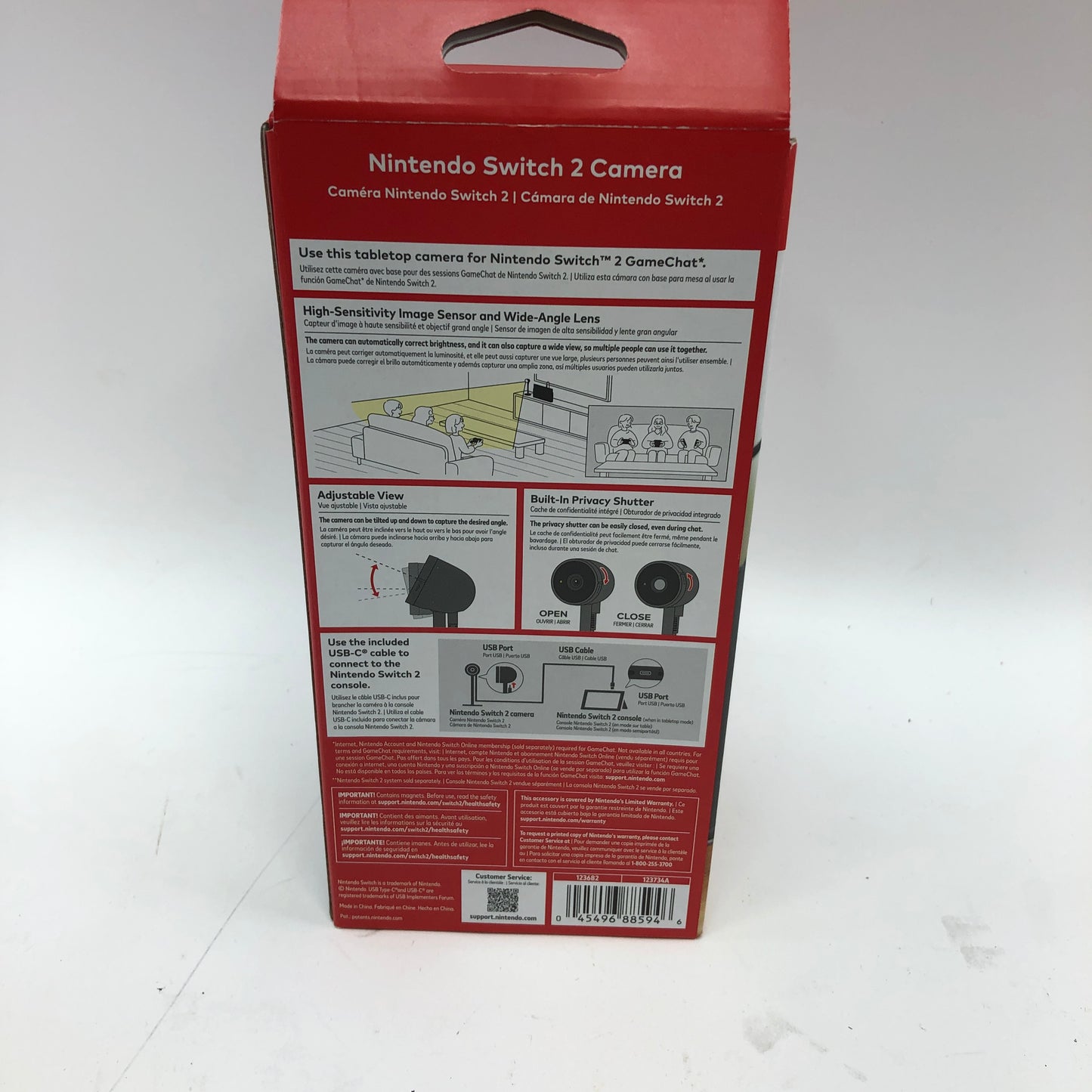 New Nintendo Switch 2 Camera Black