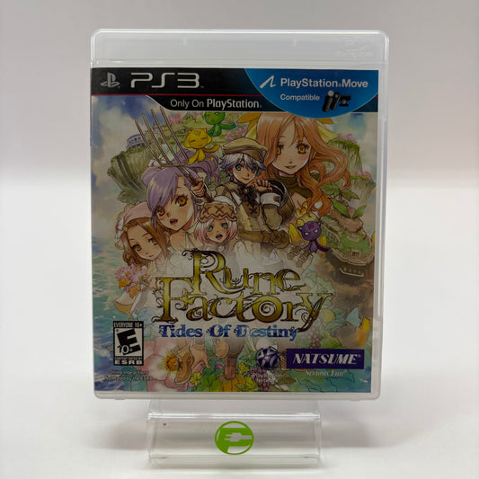 Rune Factory: Tides of Destiny (Sony PlayStation 3 PS3, 2011)