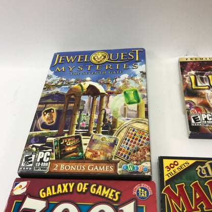 Lot of 9 Find-It, Multi-Game Packs for PC [Luxor, Mahjongg, Atari2600 and More]