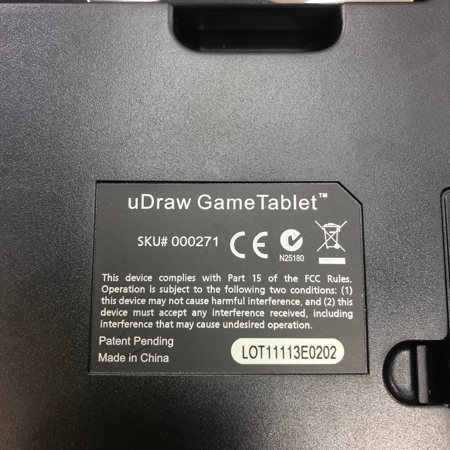 Nintendo Wii uDraw Tablet Black w 3 Games [Pictonary, andUDraw Studio Disc Only]