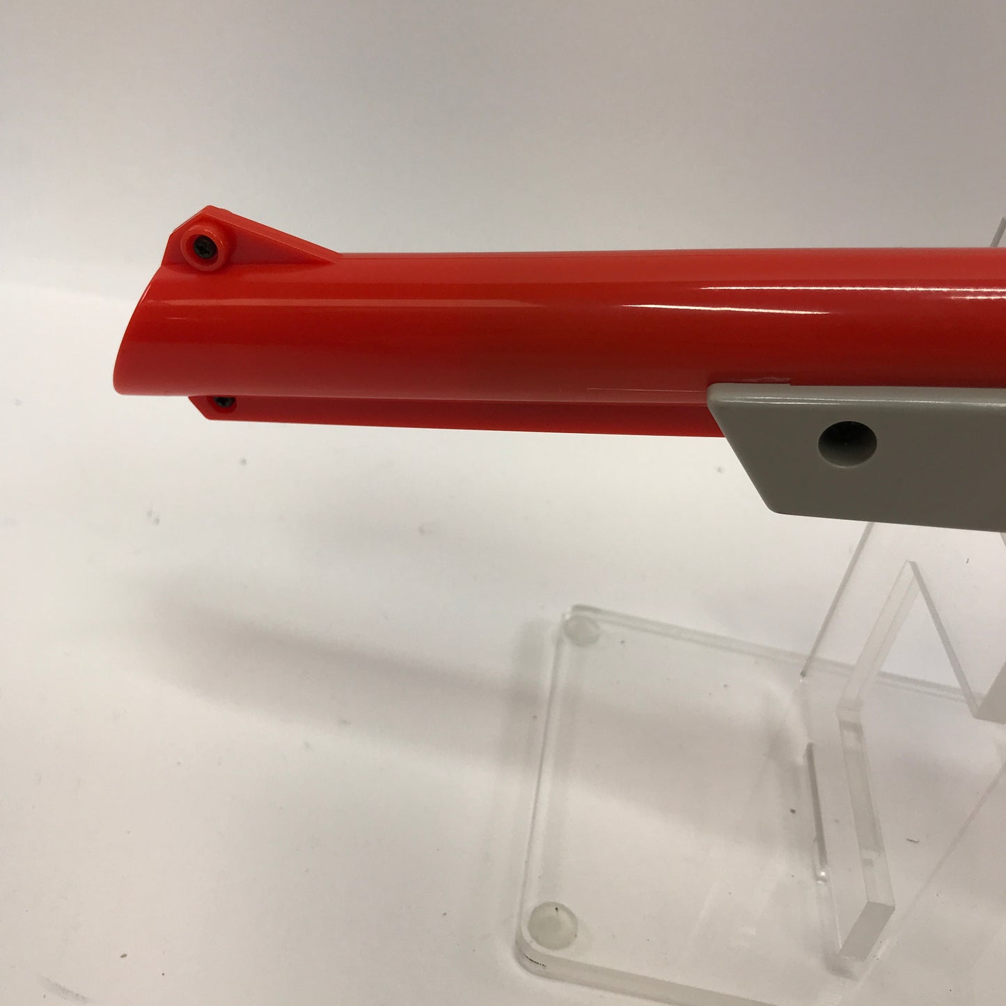 Nintendo NES Zapper Controller NES-005 Fire Orange Working w Duck Hunt