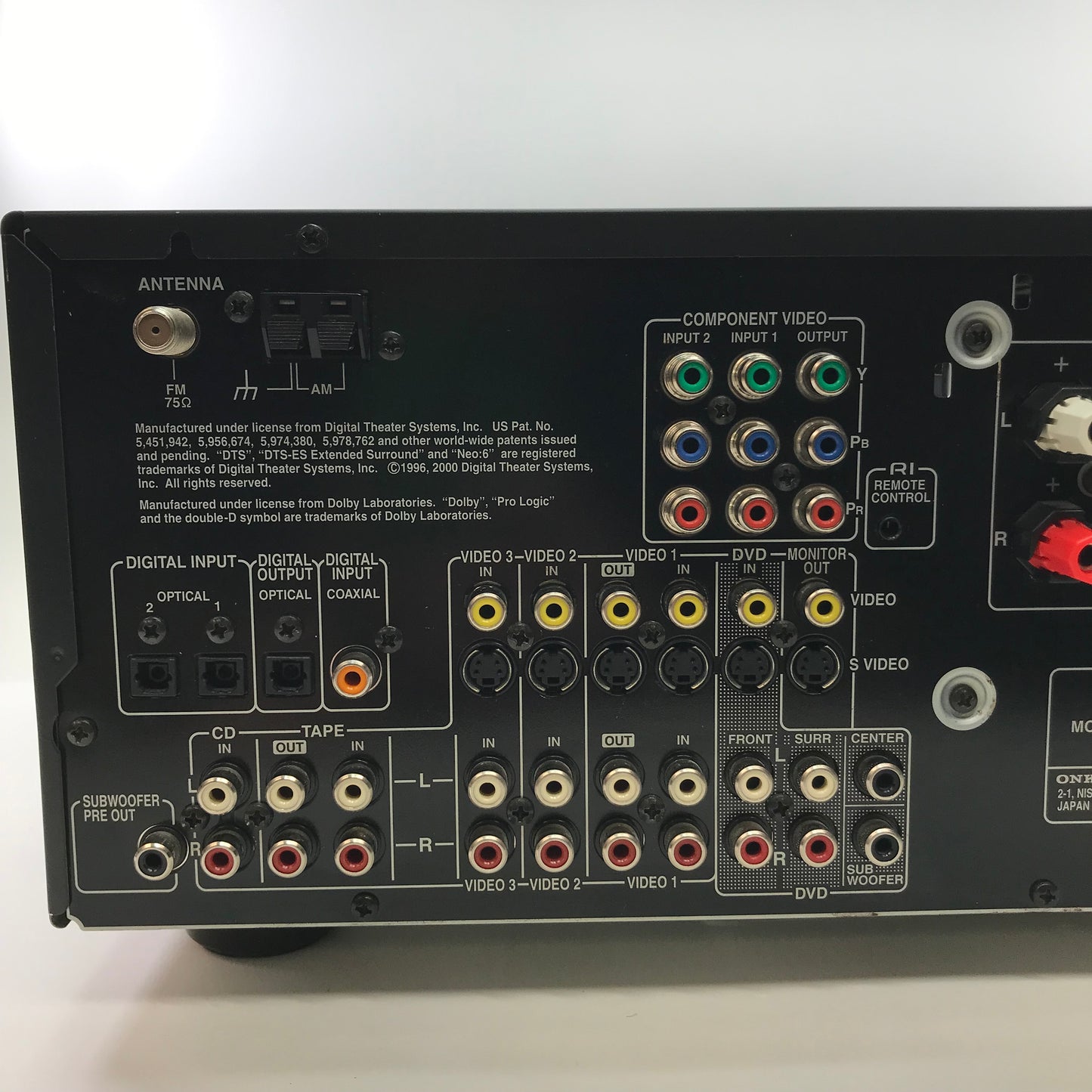 Onkyo AV Receiver TX-SR600 - Powers On