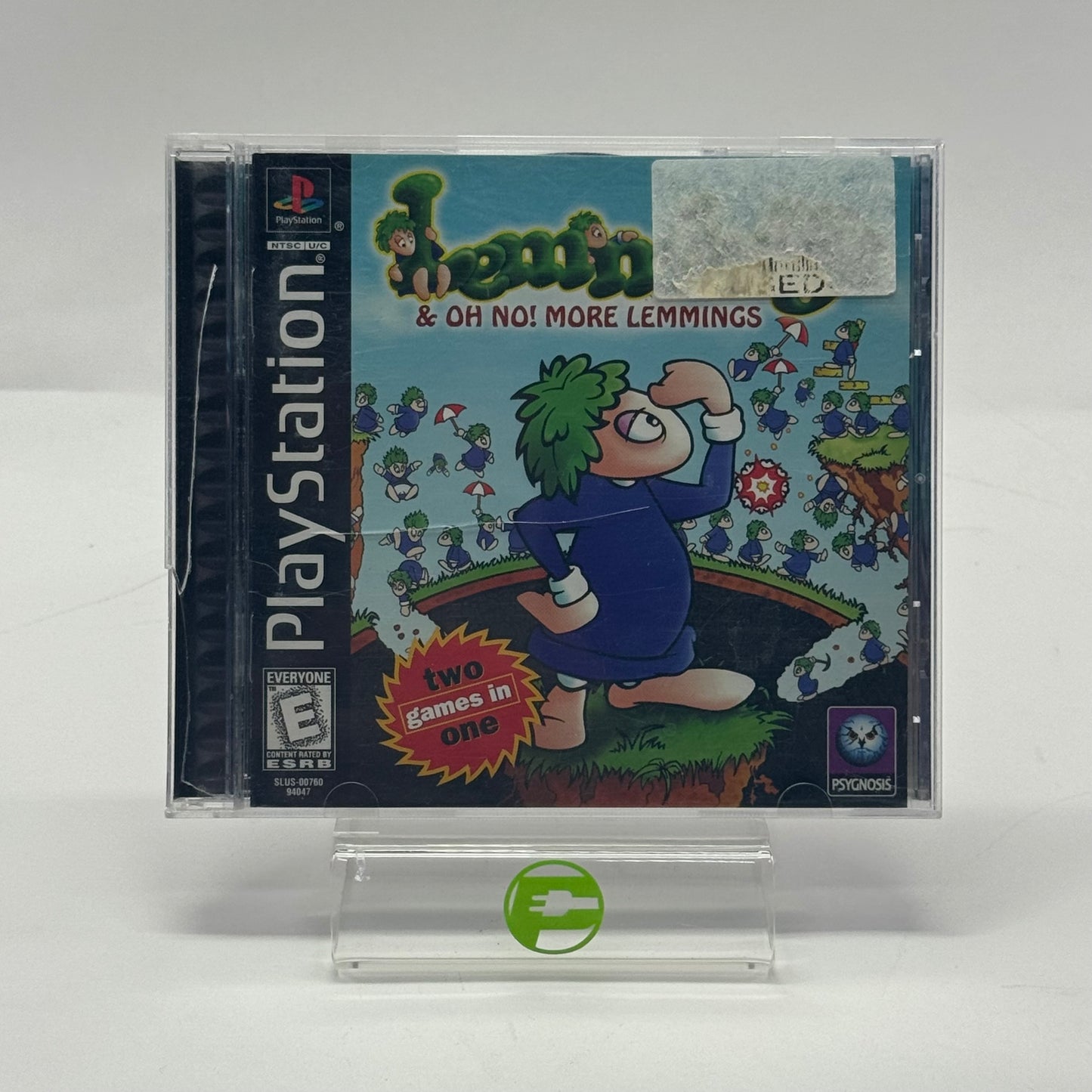 Lemmings and Oh No More Lemmings (Sony PlayStation 1 PS1, 1997)