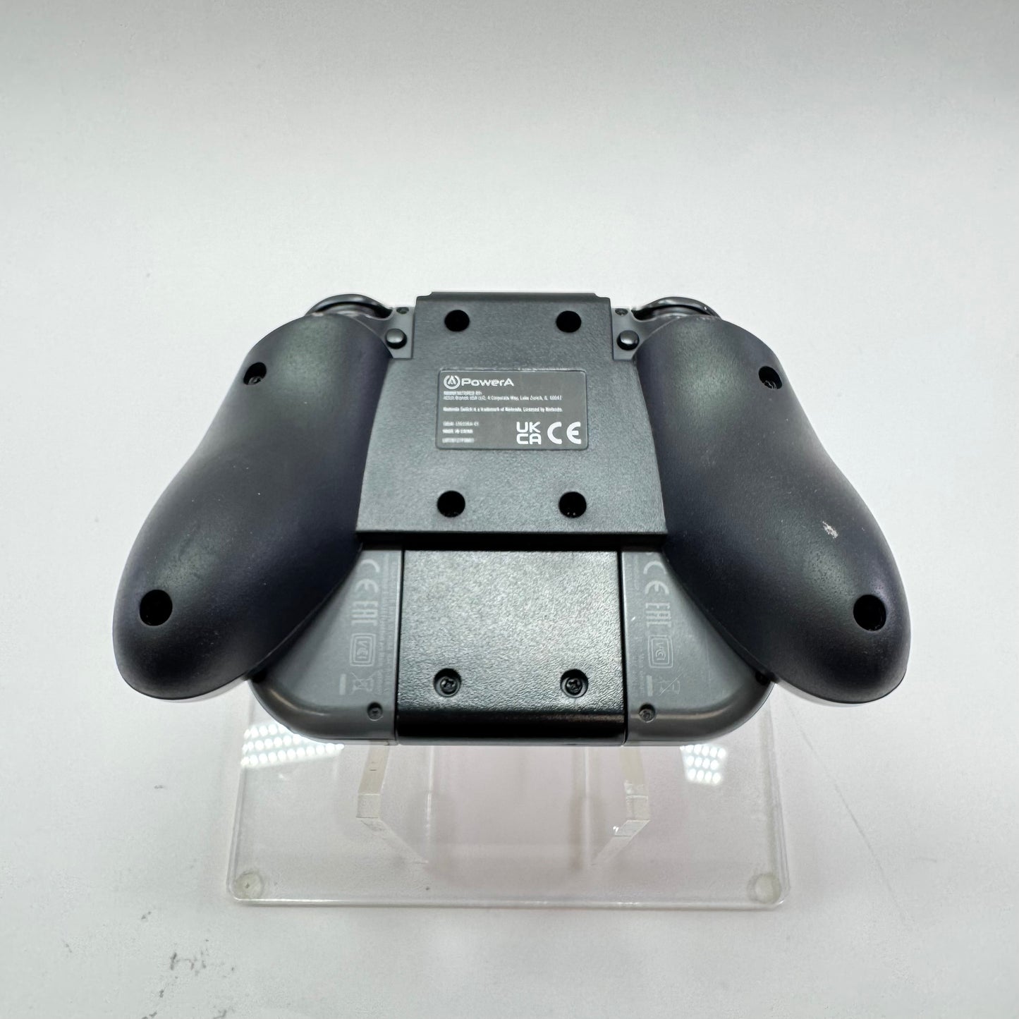 Nintendo Switch Joy-Cons Pair Controller HAC-015/HAC-016 Gray W/ Grip
