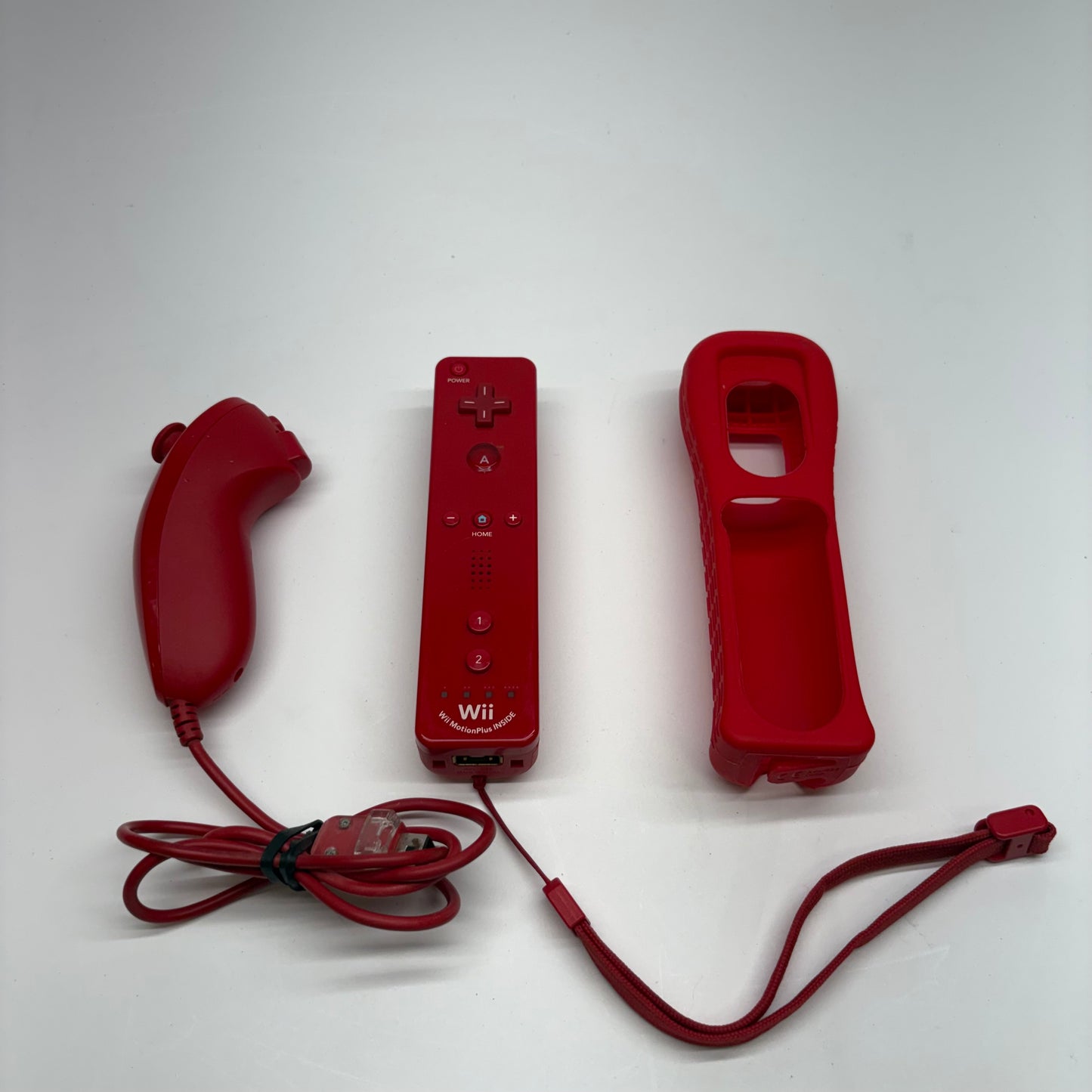Nintendo Wii Console Gaming System RVL-001 Mario Red Edition